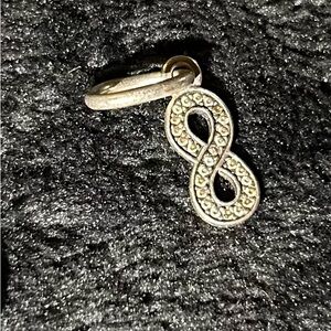 Elegant Infinity Pendant in Gold and Silver